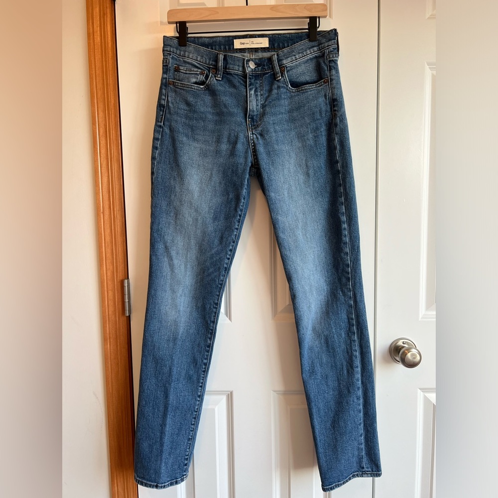 GAP 1969 29 LONG REAL STRAIGHT DENIM JEAN